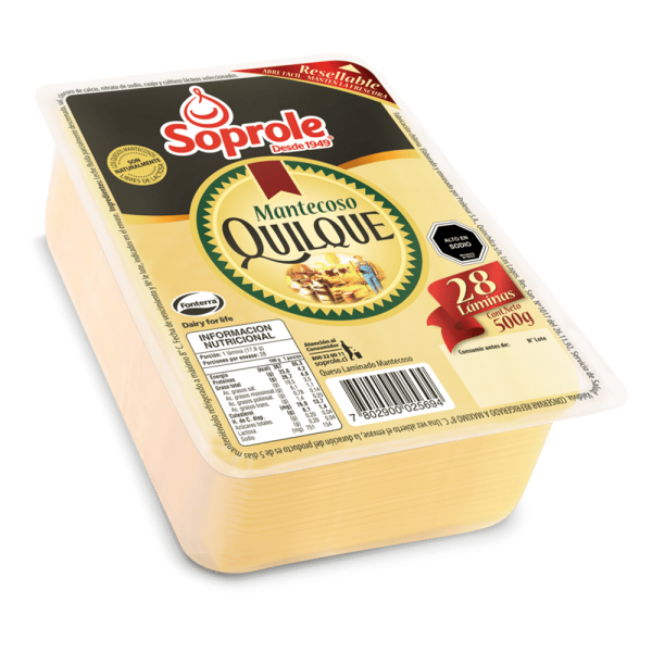 Queso Mantecoso 500 gr Quilque Soprole