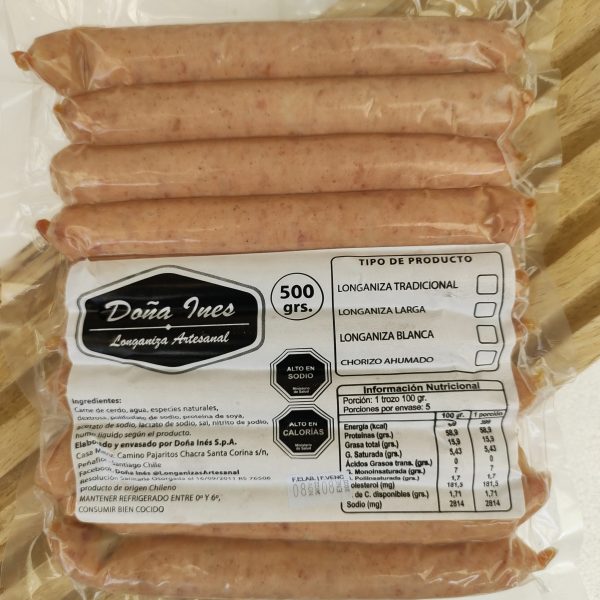 Longanicillas 500 gr Doña Inés