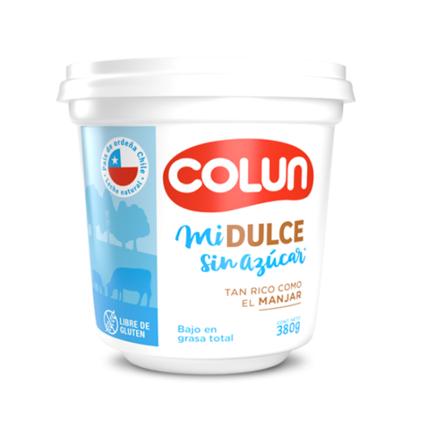 Dulce De Leche Sin Azucar 380 gr Colun