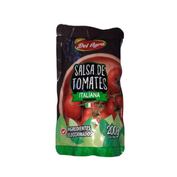 Salsa Tomates 200 gr Del Agro