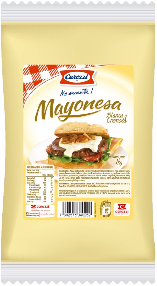 Mayonesa Carozzi 1 Kl